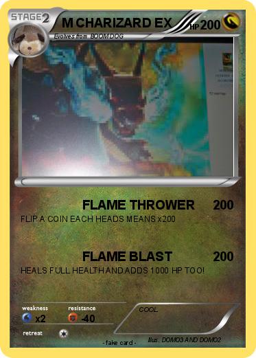 Pokemon M CHARIZARD EX