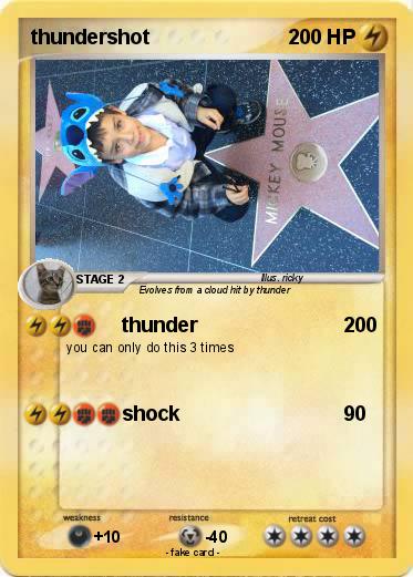 Pokemon thundershot