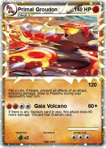 Pokemon Primal Groudon