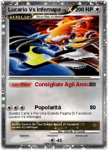 Pokemon Lucario Vs Infernape