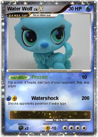 Pokemon Water Wolf
