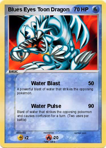 Pokemon Blues Eyes Toon Dragon