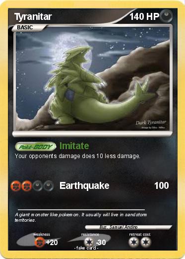 Pokemon Tyranitar