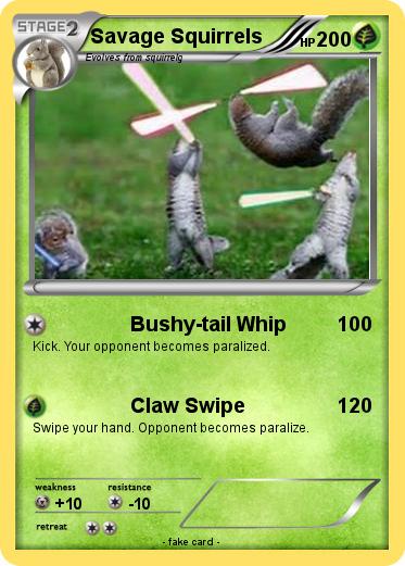 Pokemon Savage Squirrels