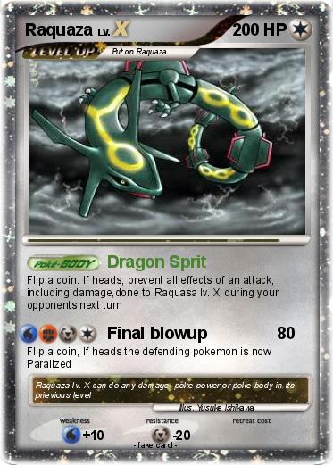 Pokemon Raquaza
