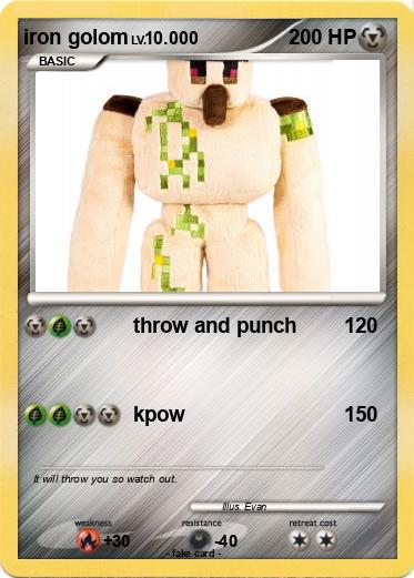 Pokemon iron golom