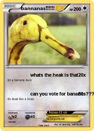Pokemon bannanas!!!!!!