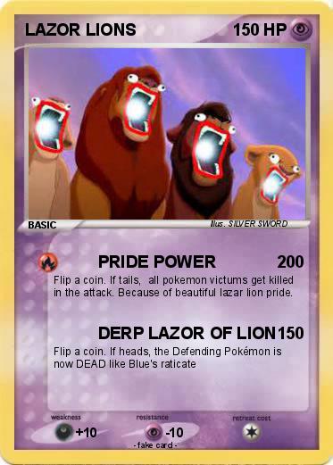 Pokemon LAZOR LIONS
