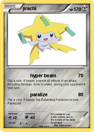 Pokemon jirachi
