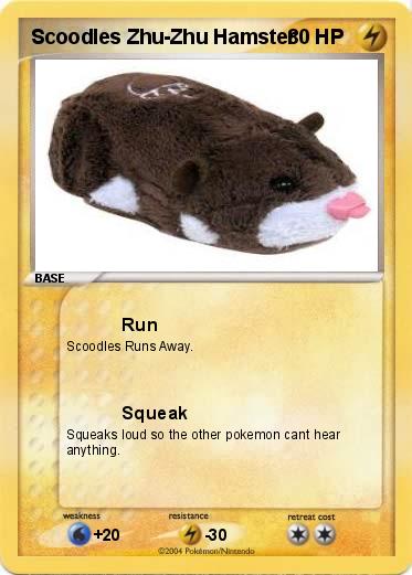 Pokemon Scoodles Zhu-Zhu Hamster