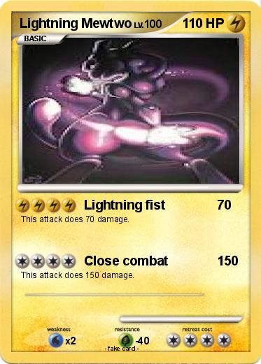 Pokemon Lightning Mewtwo