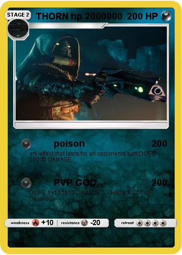 Pokemon THORN hp 2000000