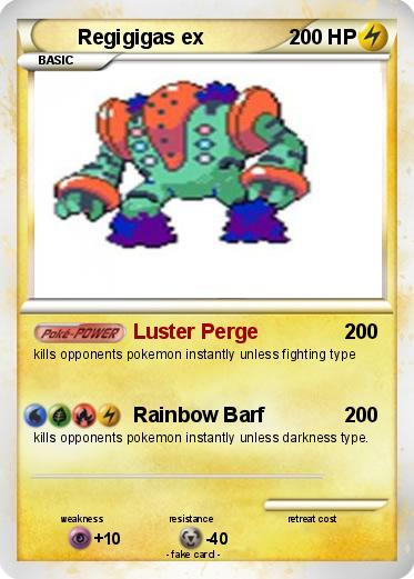 Pokemon Regigigas ex