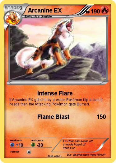 Pokemon Arcanine EX