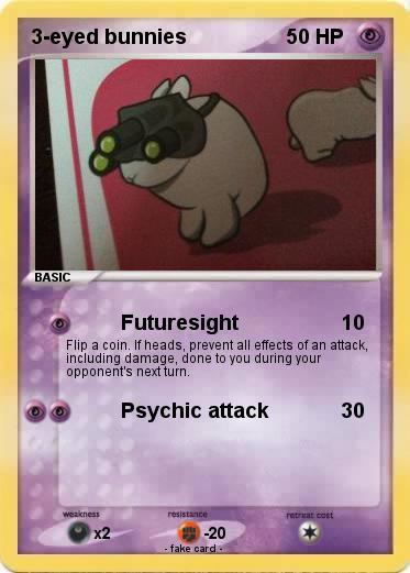 Pokemon 3-eyed bunnies