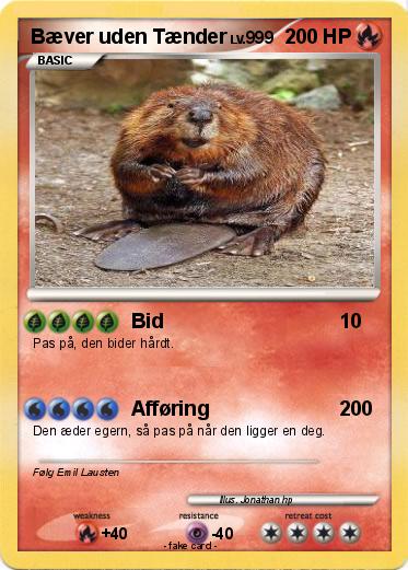 Pokemon Bæver uden Tænder
