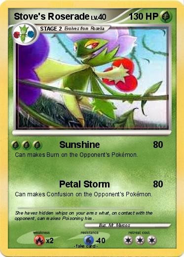Pokemon Stove's Roserade