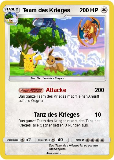 Pokemon Team des Krieges