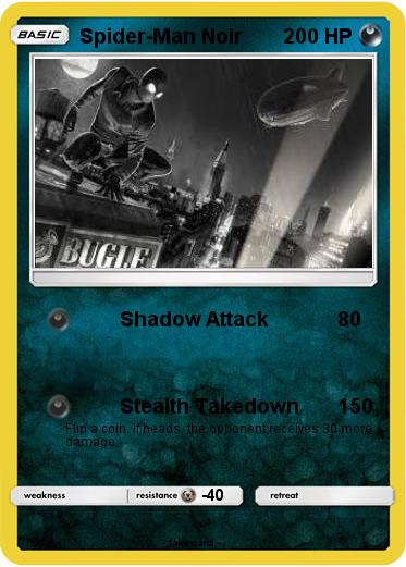 Pokemon Spider-Man Noir