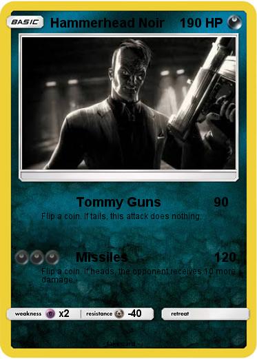 Pokemon Hammerhead Noir