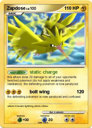 Pokemon Zapdose