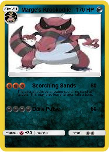 Pokemon Marge's Krookodile