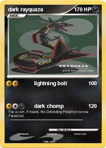 Pokemon dark rayquaza