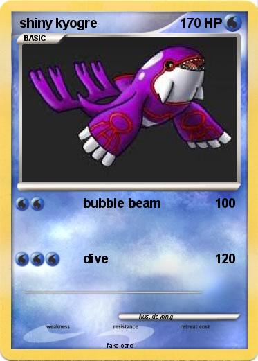 Pokemon shiny kyogre