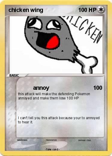 Pokemon chicken wing