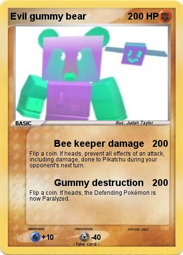 Pokemon Evil gummy bear