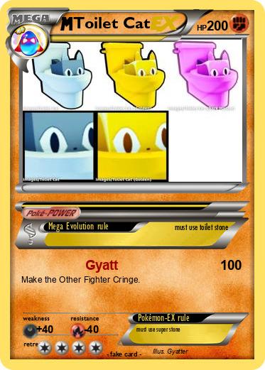 Pokemon Toilet Cat