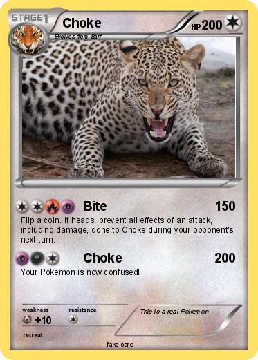 Pokemon Choke