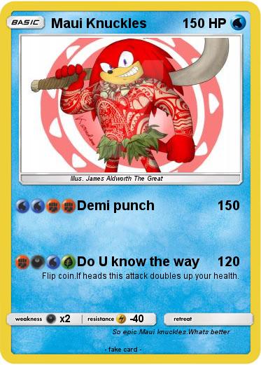 Pokemon Maui Knuckles