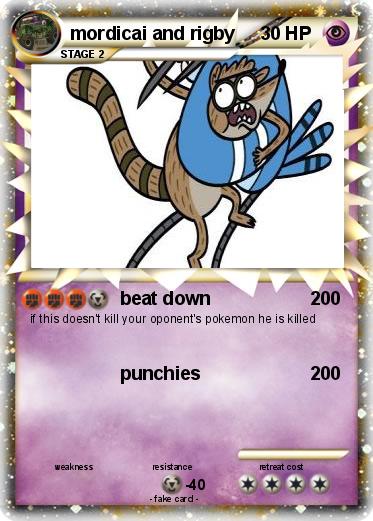 Pokemon mordicai and rigby