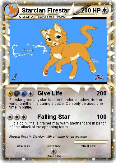 Pokemon Starclan Firestar