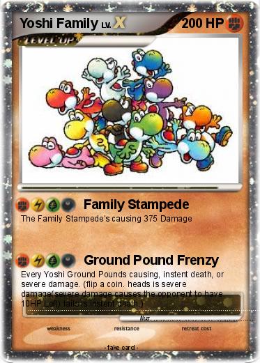 Pokemon Yoshi Family