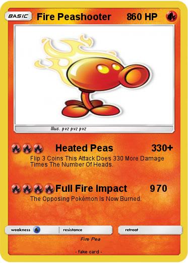 Pokemon Fire Peashooter      8              4
