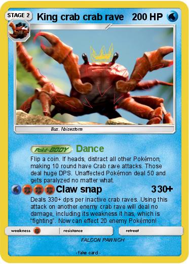 Pokemon King crab crab rave