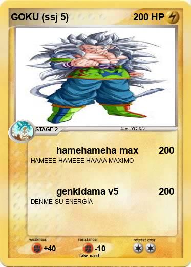 Pokemon GOKU (ssj 5)