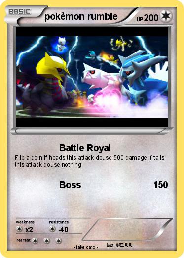 Pokemon pokèmon rumble