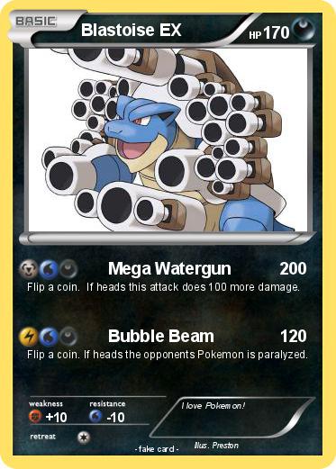 Pokemon Blastoise EX