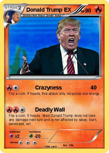 Pokemon Donald Trump EX