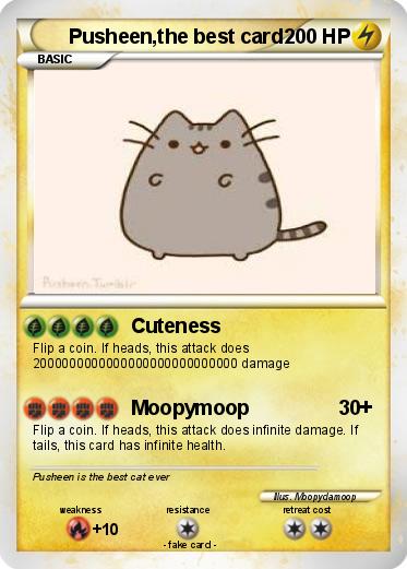 Pokemon Pusheen,the best card