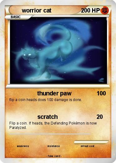 Pokemon worrior cat
