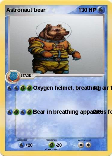 Pokemon Astronaut bear
