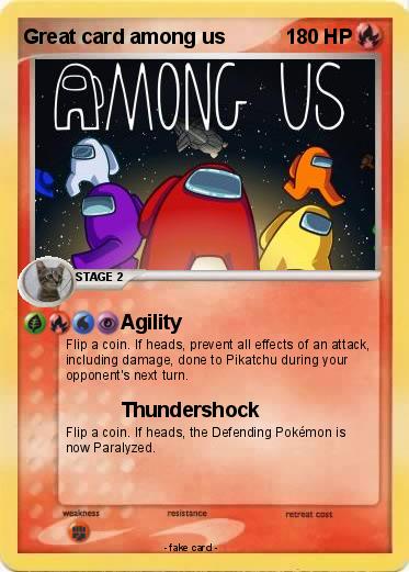 Pokemon Great card among us