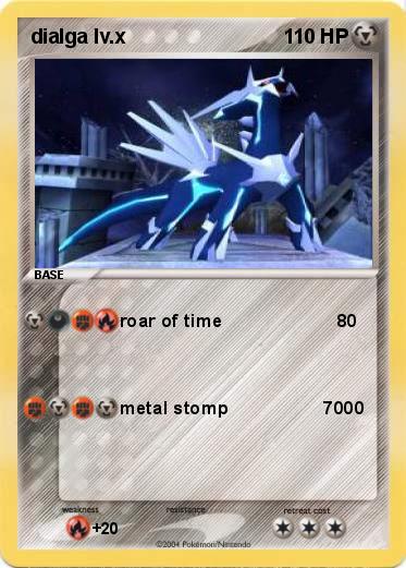 Pokemon dialga lv.x                   