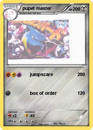 Pokemon pupet master