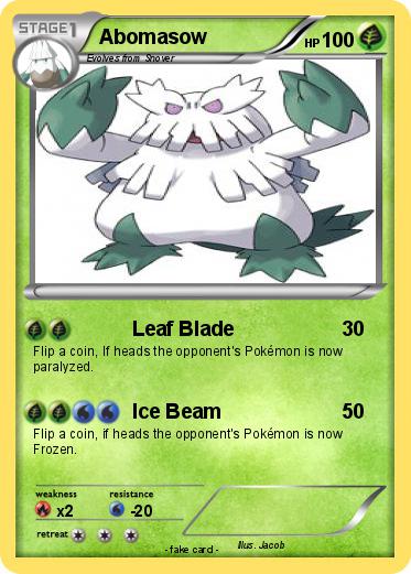Pokemon Abomasow