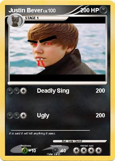 Pokemon Justin Bever